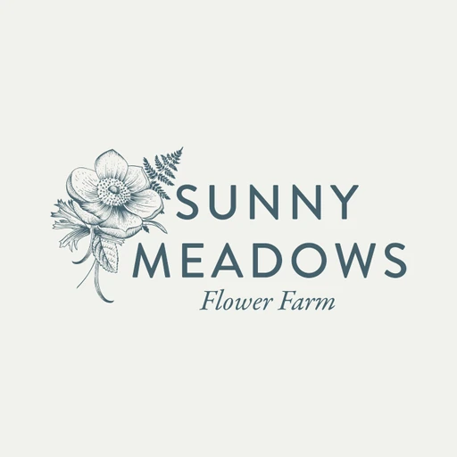 Sunny Meadows Flower Farm logo